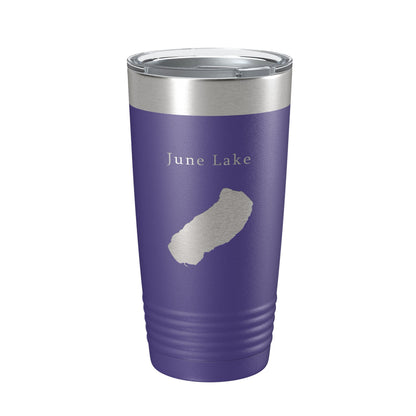 June Lake Map Tumbler Travel Mug Insulated Laser Engraved Coffee Cup California 20 oz-15