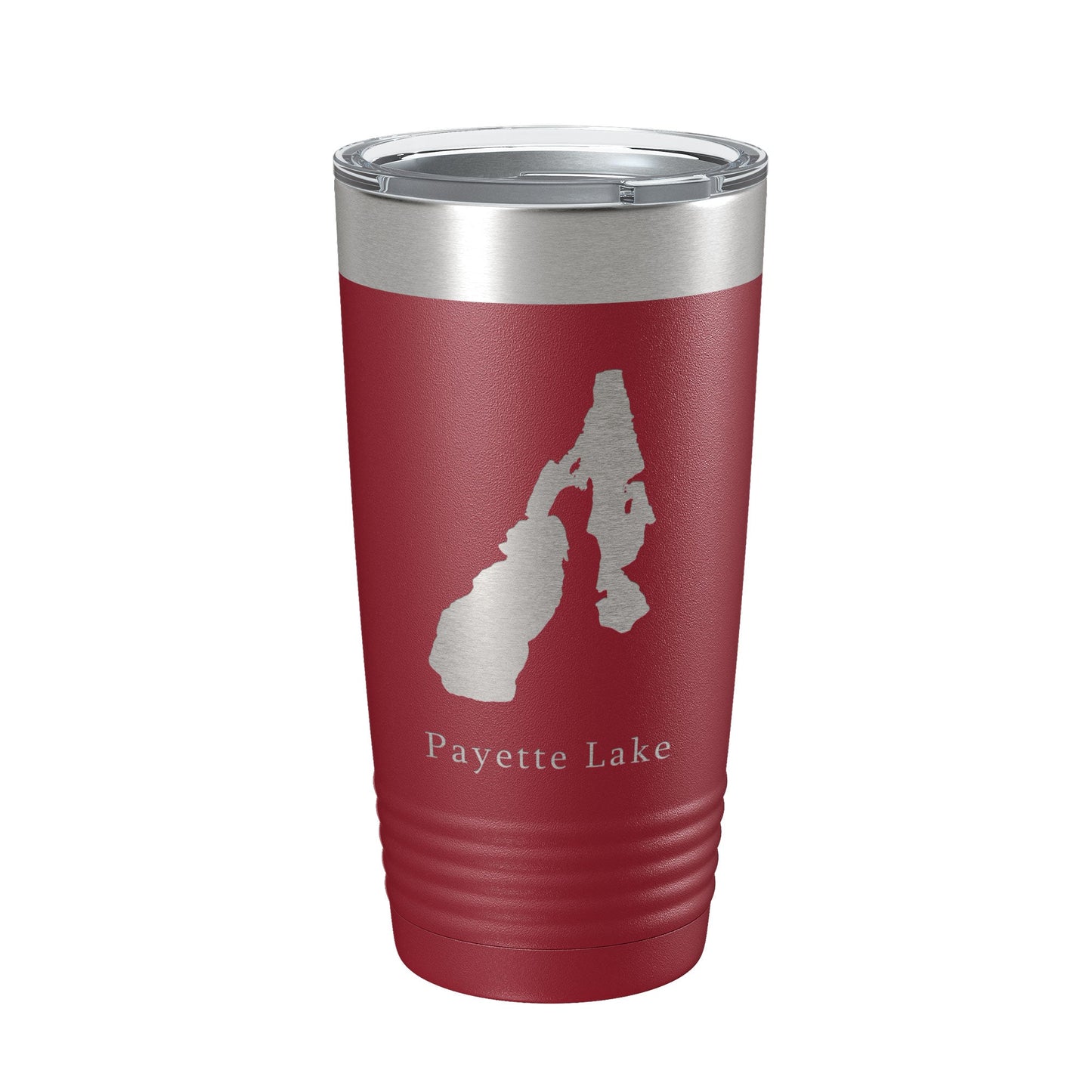 Payette Lake Map Tumbler Travel Mug Insulated Laser Engraved Coffee Cup Idaho 20 oz-18