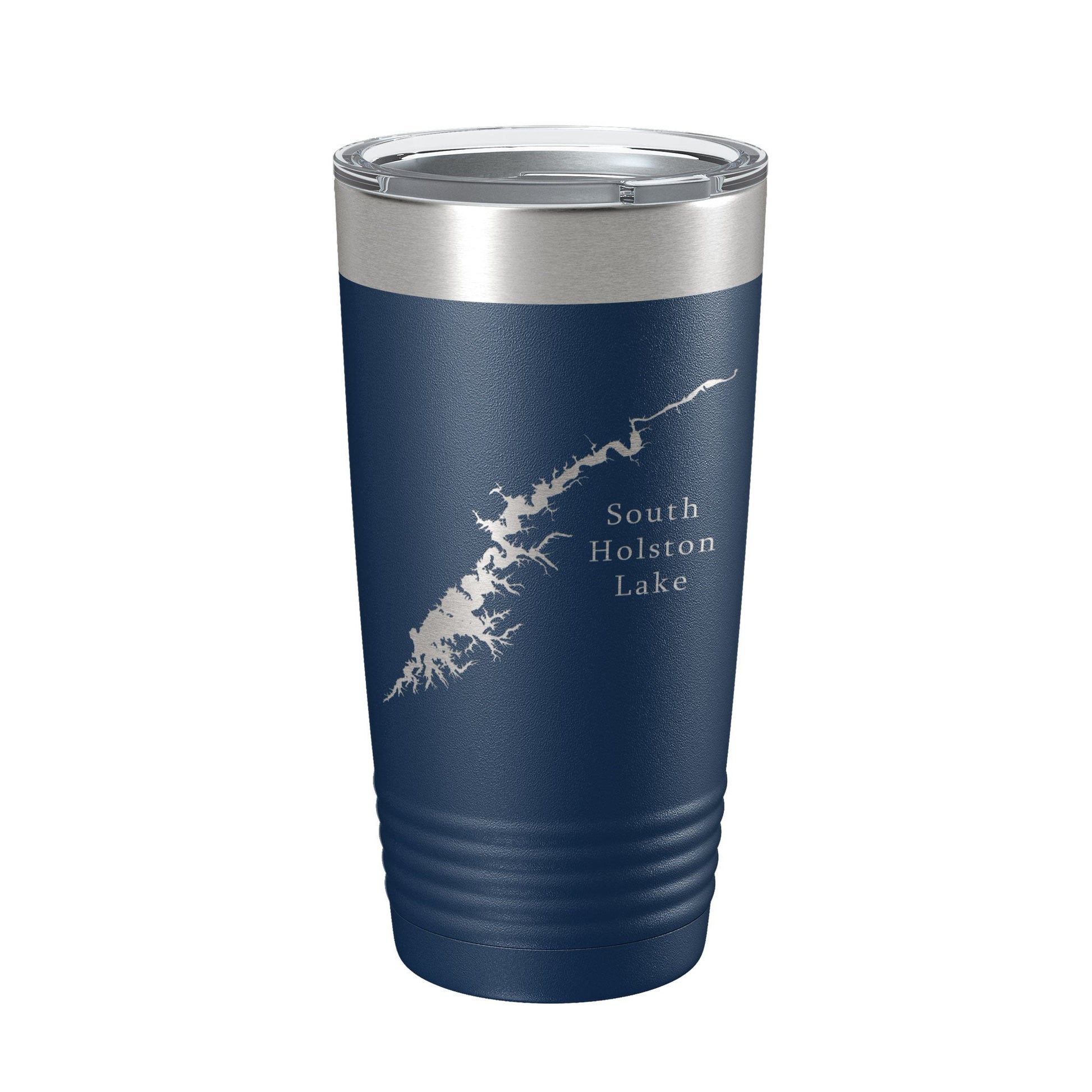 South Holston Lake Map Tumbler Travel Mug Insulated Laser Engraved Coffee Cup Tennessee Virginia 20 oz-2