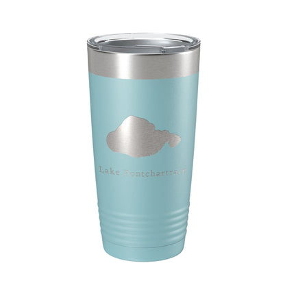 Lake Pontchartrain Map Tumbler Travel Mug Insulated Laser Engraved Coffee Cup New Orleans, Louisiana 20 oz-13