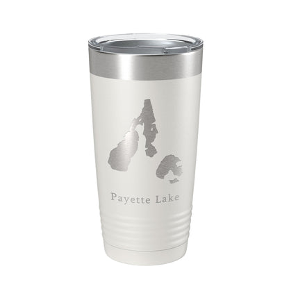 Payette Lake Map Tumbler Travel Mug Insulated Laser Engraved Coffee Cup Idaho 20 oz-7