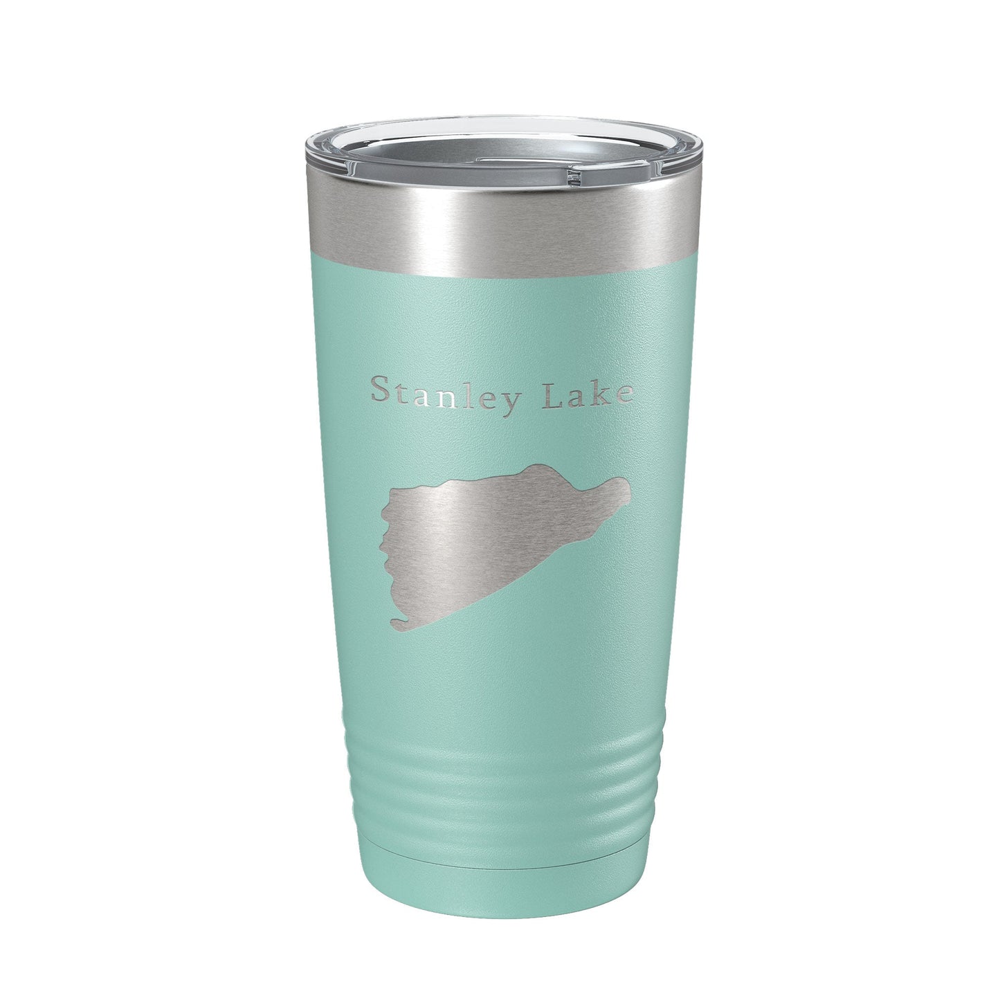 Stanley Lake Map Tumbler Travel Mug Insulated Laser Engraved Coffee Cup Idaho 20 oz-12