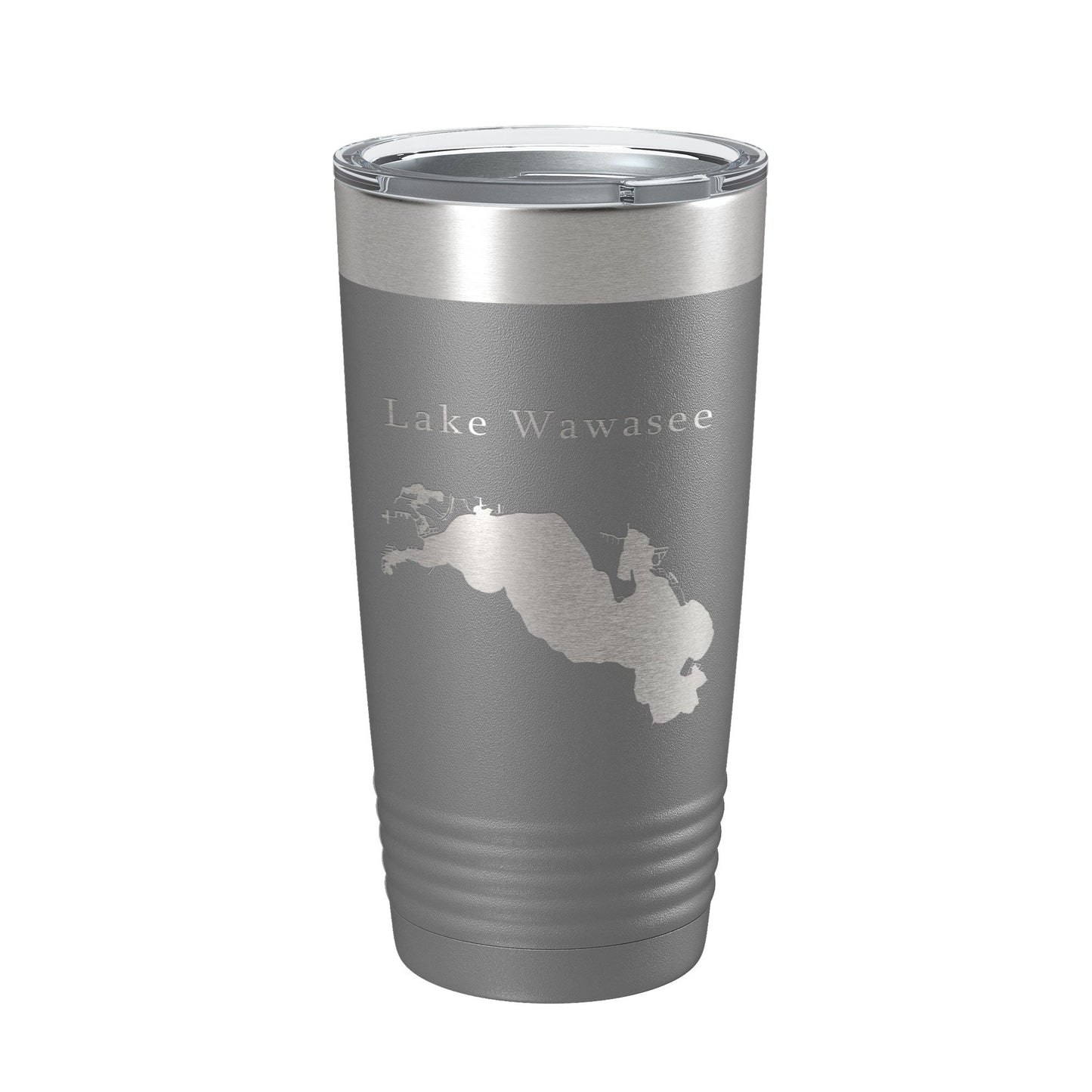 Lake Wawasee Map Tumbler Travel Mug Insulated Laser Engraved Coffee Cup Indiana 20 oz-16