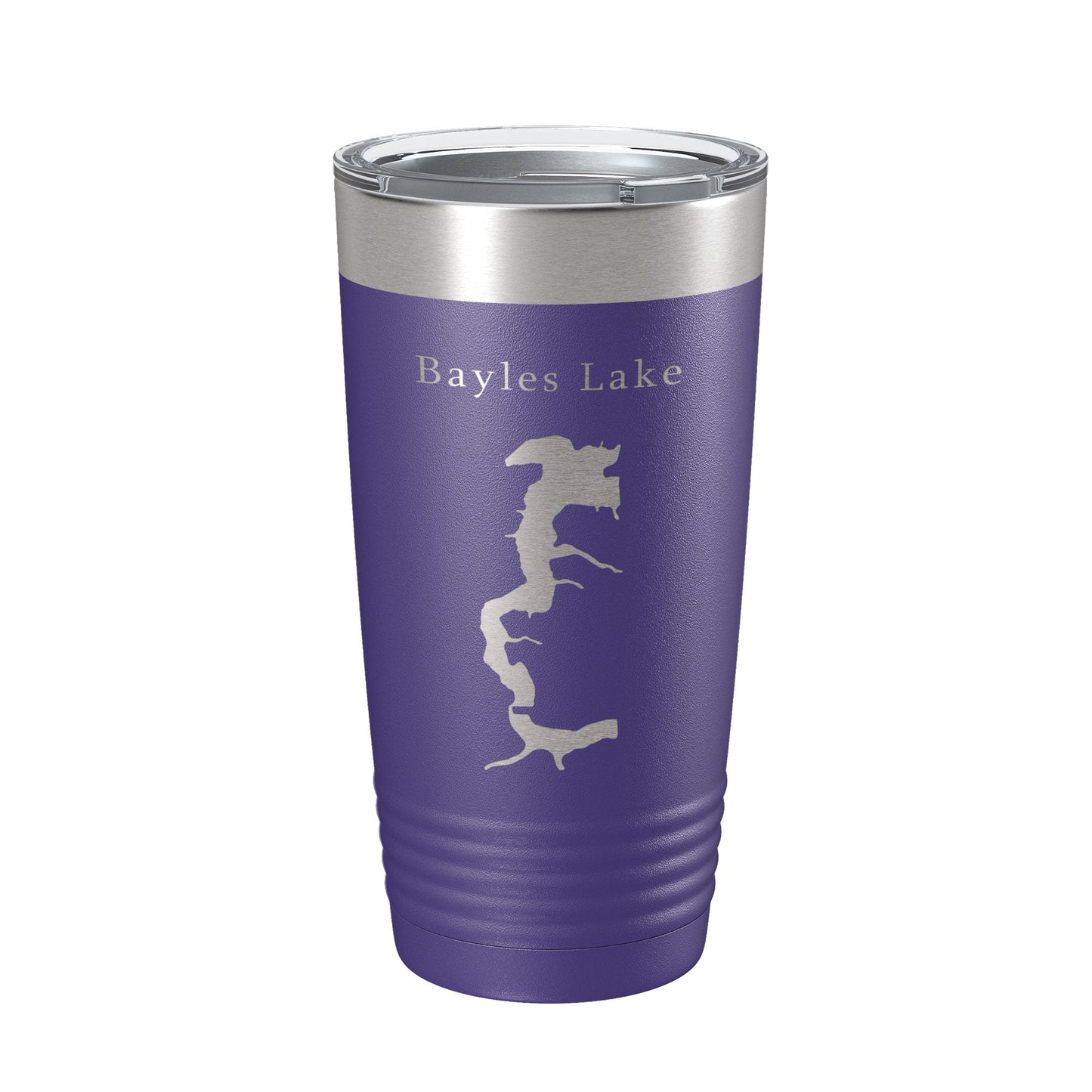 Bayles Lake Map Tumbler Travel Mug Insulated Laser Engraved Coffee Cup Illinois 20 oz-15