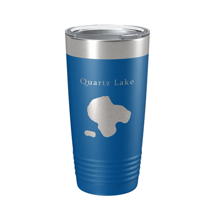 Quartz Lake Map Tumbler Travel Mug Insulated Laser Engraved Coffee Cup Alaska 20 oz-6