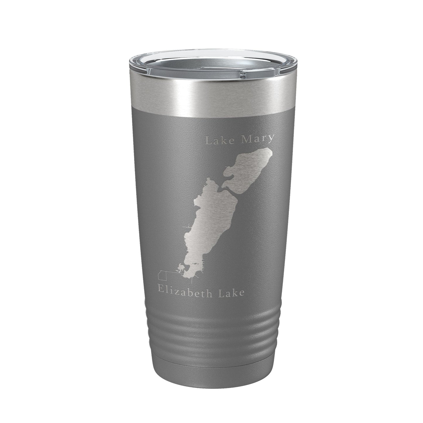 Lakes Mary & Elizabeth Map Tumbler Travel Mug Insulated Laser Engraved Coffee Cup Illinois Wisconsin 20 oz-16