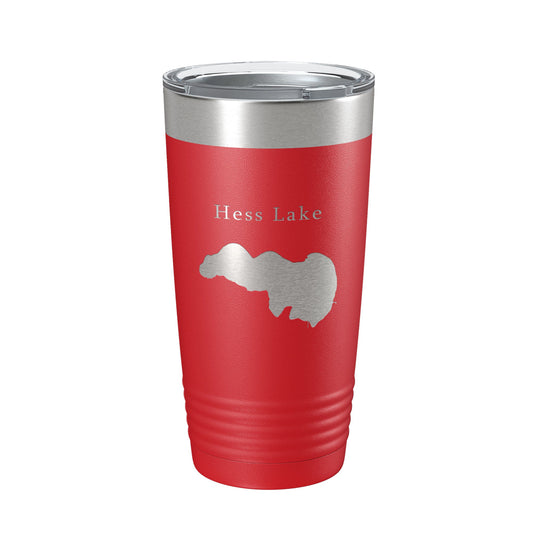 Hess Lake Map Tumbler Travel Mug Insulated Laser Engraved Coffee Cup Michigan 20 oz-10