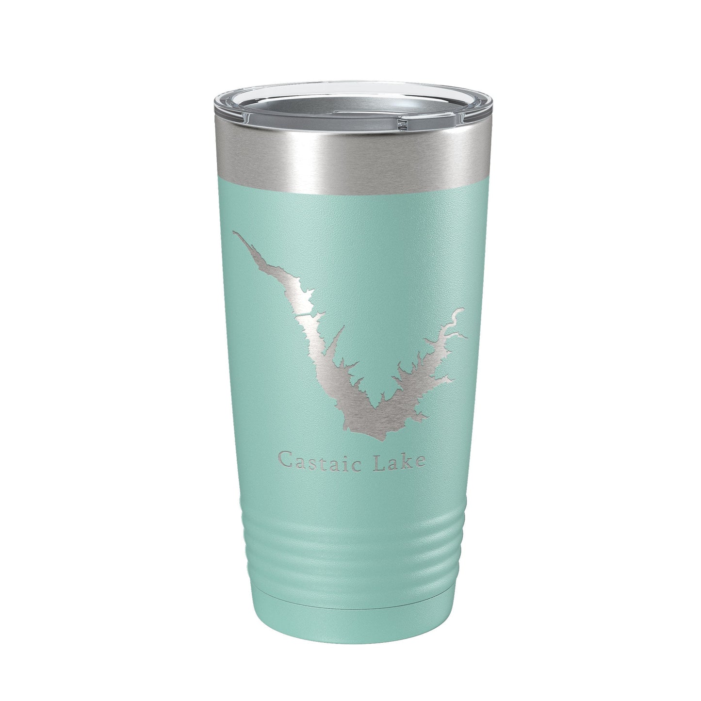Castaic Lake Map Tumbler Travel Mug Insulated Laser Engraved Coffee Cup California 20 oz-12