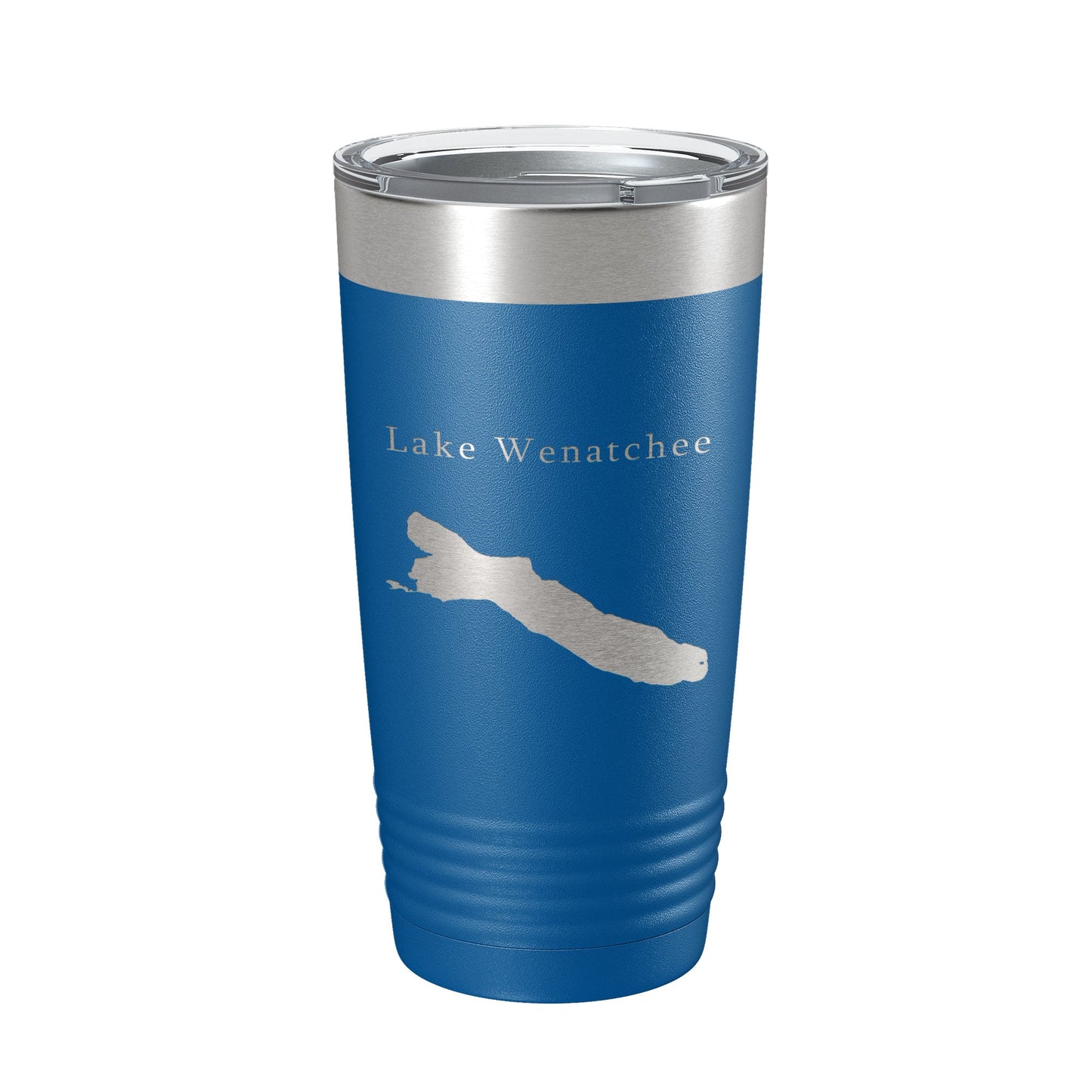 Lake Wenatchee Map Tumbler Travel Mug Insulated Laser Engraved Coffee Cup Washington 20 oz-6
