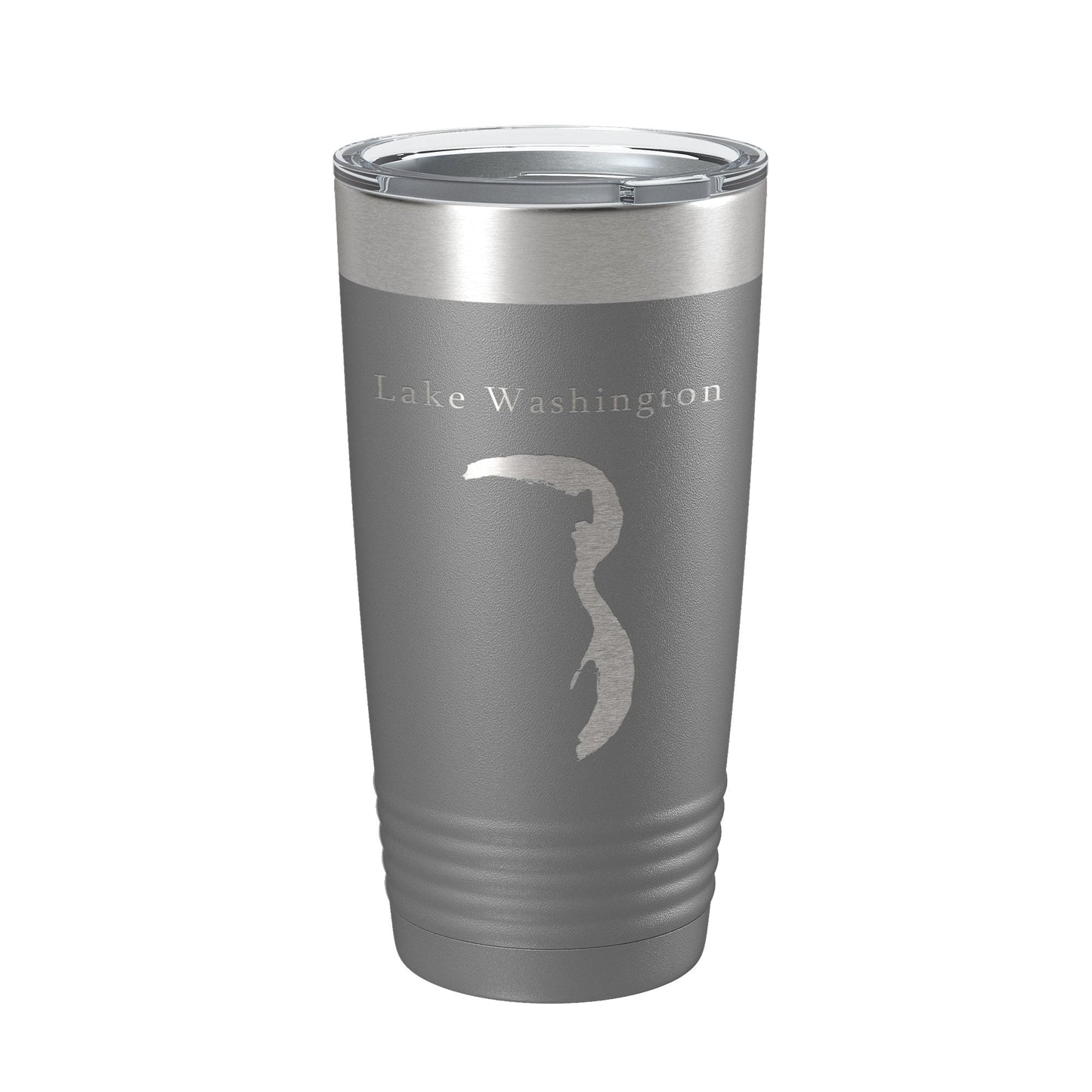 Lake Washington Map Tumbler Travel Mug Insulated Laser Engraved Coffee Cup Mississippi 20 oz-16
