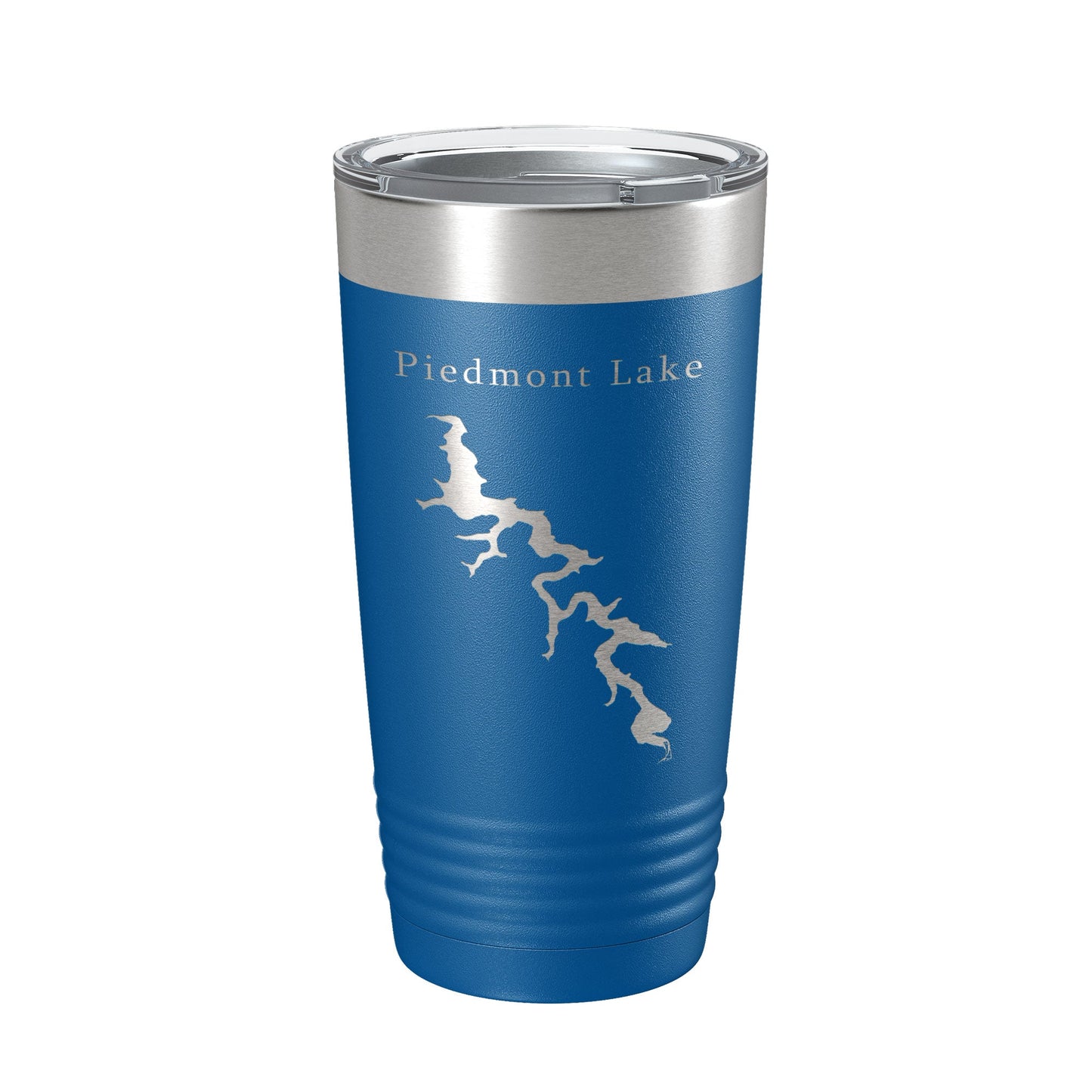 Piedmont Lake Map Tumbler Travel Mug Insulated Laser Engraved Coffee Cup Ohio 20 oz-6