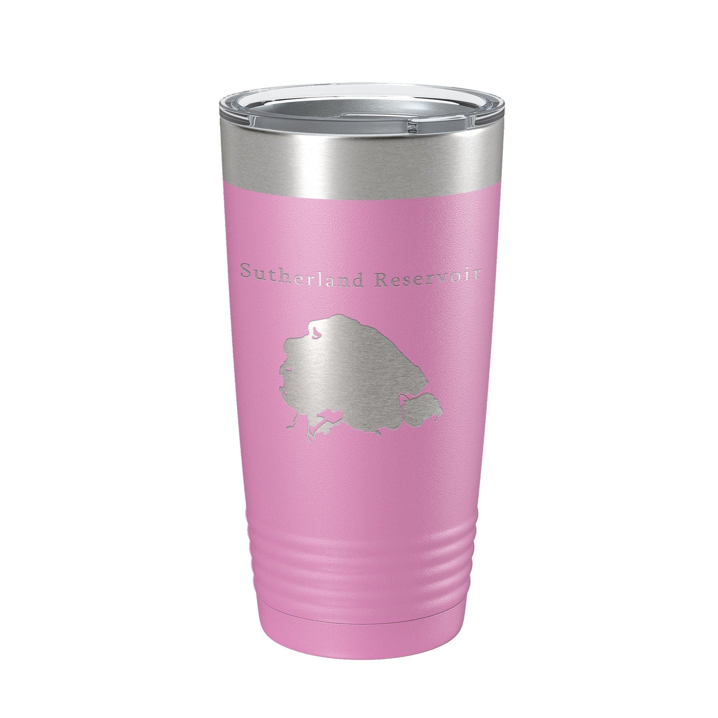 Sutherland Reservoir Tumbler Lake Map Travel Mug Insulated Laser Engraved Coffee Cup Nebraska 20 oz-14