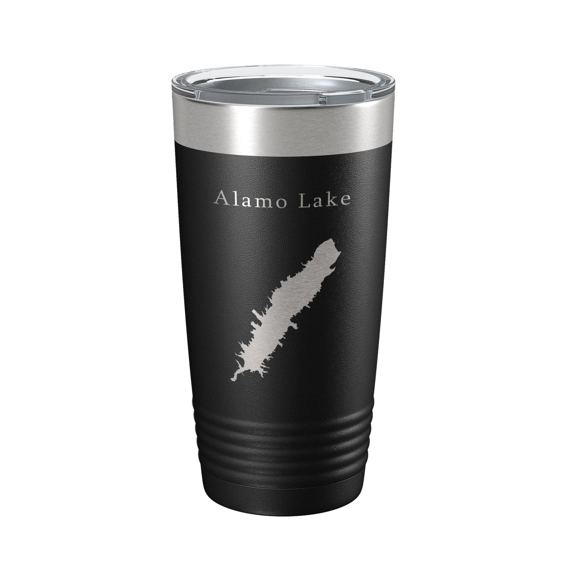 Alamo Lake Map Tumbler Travel Mug Insulated Laser Engraved Coffee Cup Arizona 20 oz-5