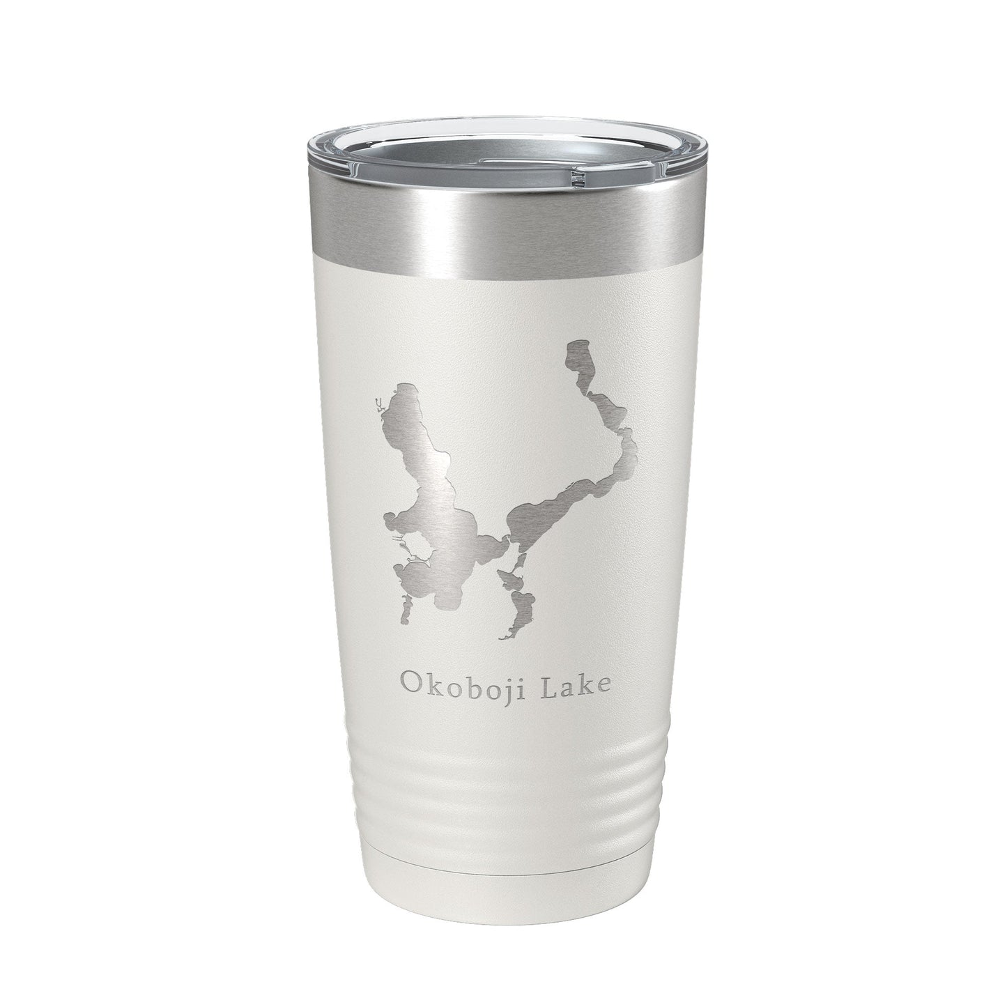Okoboji Lake Map Tumbler Travel Mug Insulated Laser Engraved Coffee Cup Iowa 20 oz-7