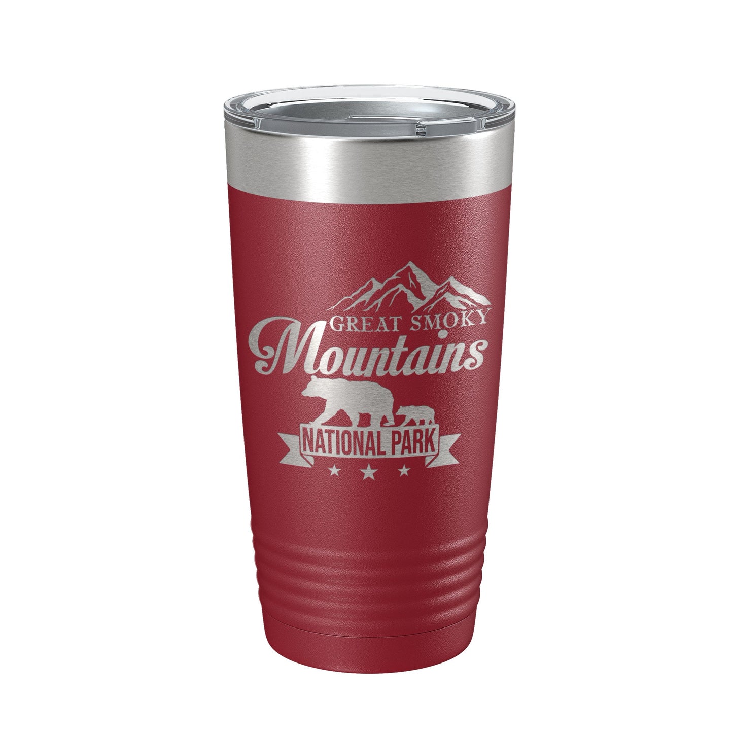 Great Smoky Mountains National Park Bear Tumbler GSMNP Travel Mug Gift Insulated Laser Engraved Coffee Cup 20 oz-18