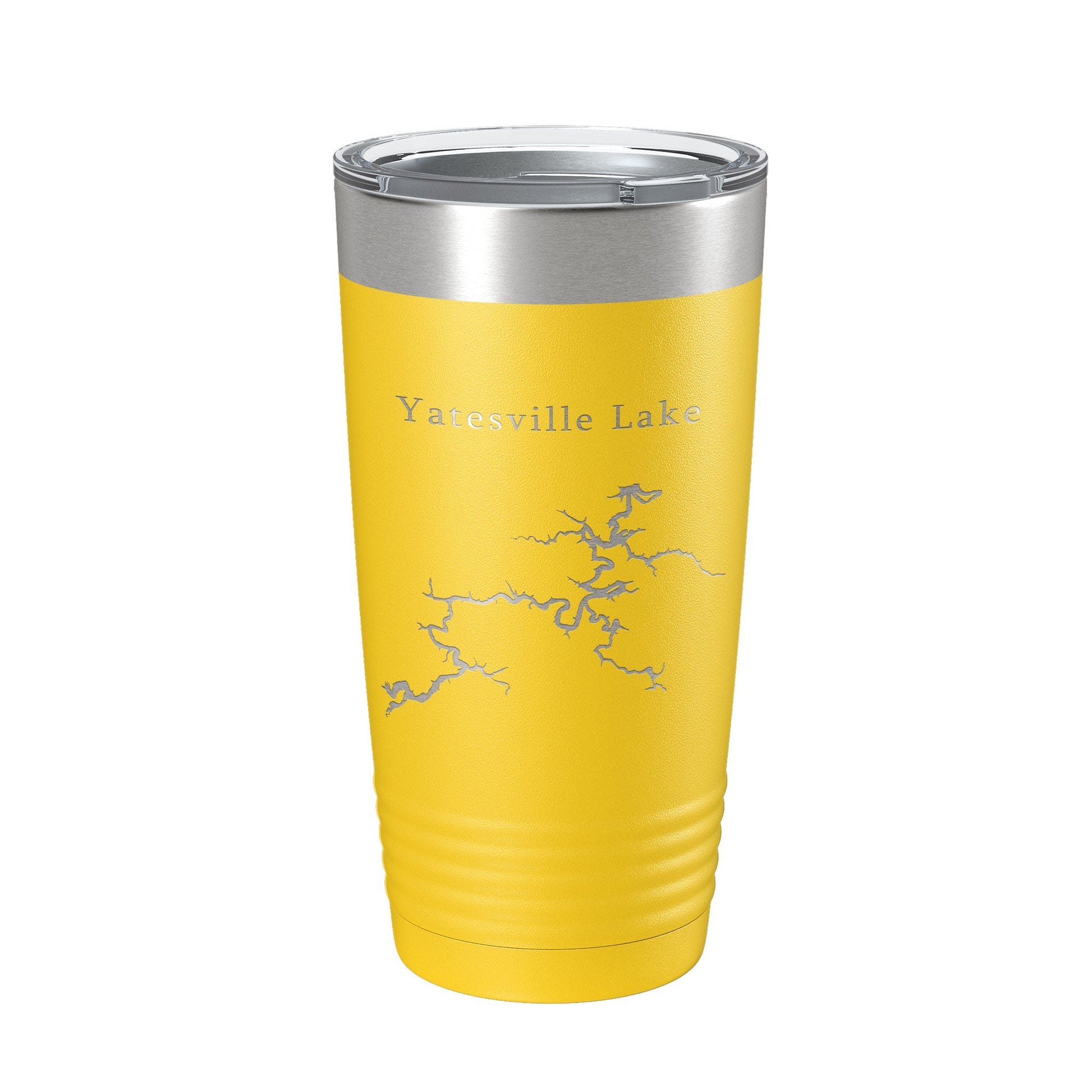 Yatesville Lake Map Tumbler Travel Mug Insulated Laser Engraved Coffee Cup Kentucky 20 oz-4