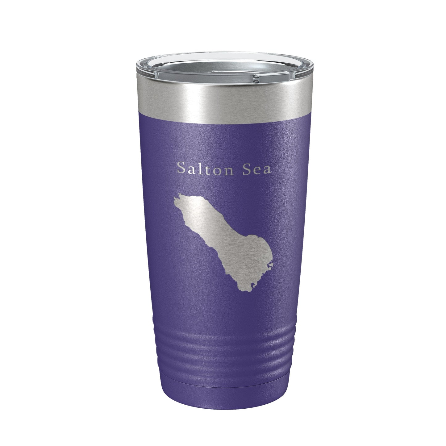 Salton Sea Tumbler Lake Map Travel Mug Insulated Laser Engraved Coffee Cup California 20 oz-15