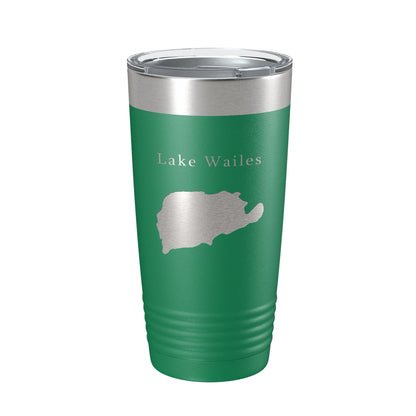 Lake Wailes Wales Map Tumbler Travel Mug Insulated Laser Engraved Coffee Cup Florida 20 oz-9