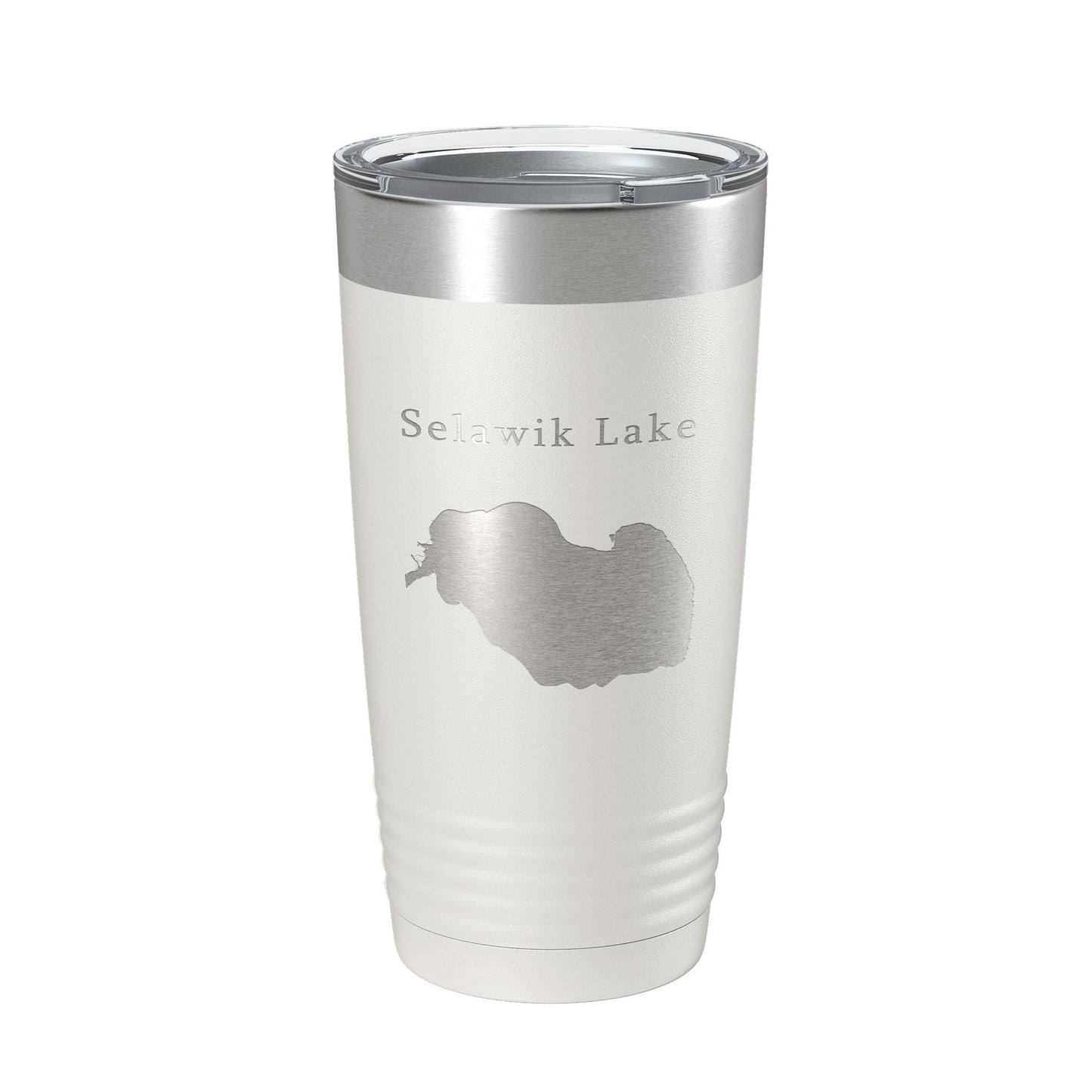 Selawik Lake Map Tumbler Travel Mug Insulated Laser Engraved Coffee Cup Alaska 20 oz-7