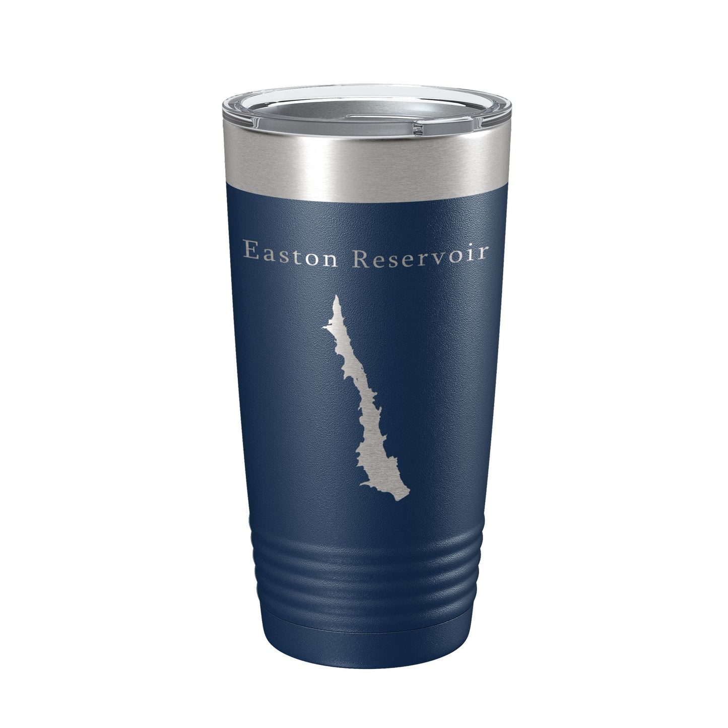 Easton Reservoir Tumbler Lake Map Travel Mug Insulated Laser Engraved Coffee Cup Connecticut 20 oz-8