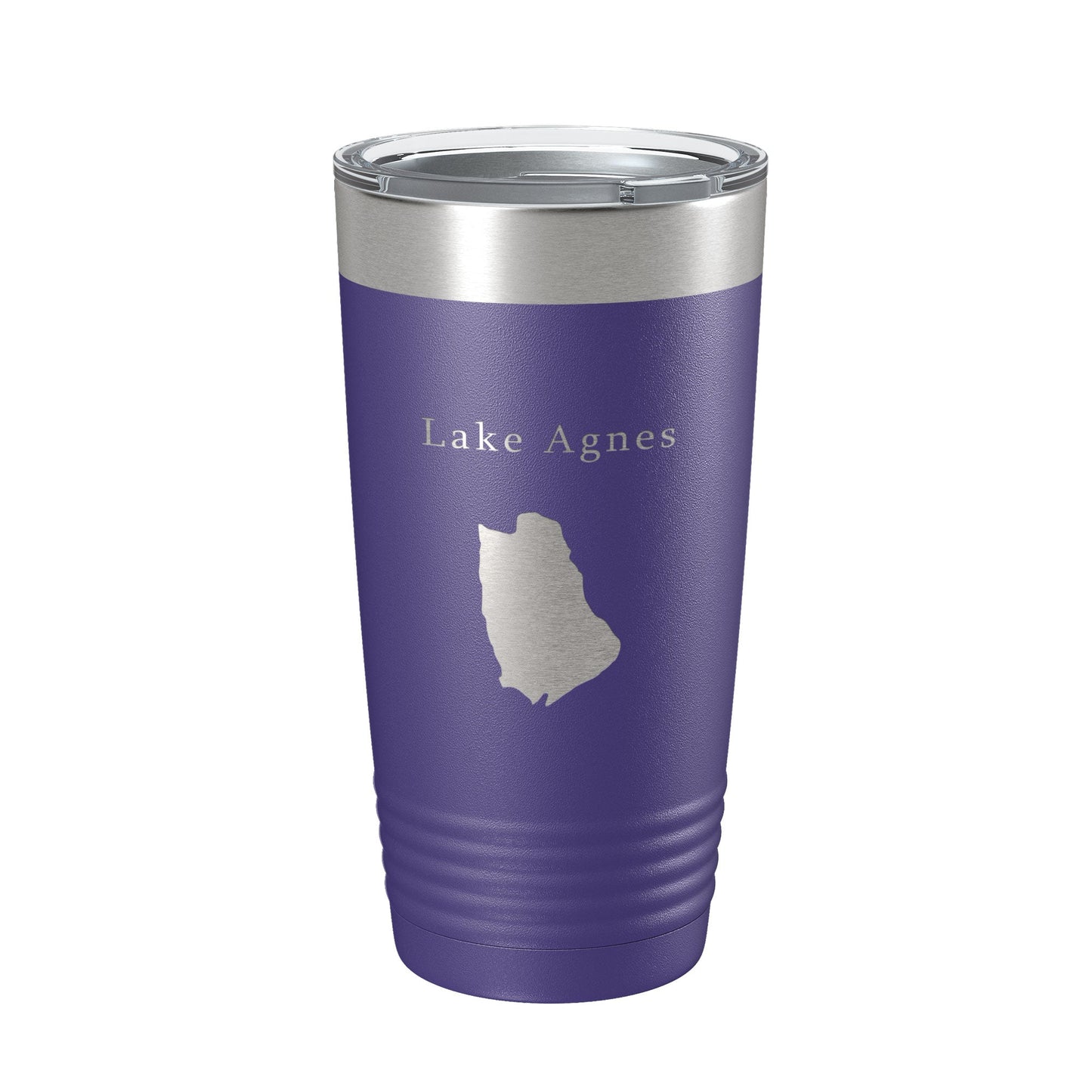 Lake Agnes Map Tumbler Travel Mug Insulated Laser Engraved Coffee Cup Colorado 20 oz-15