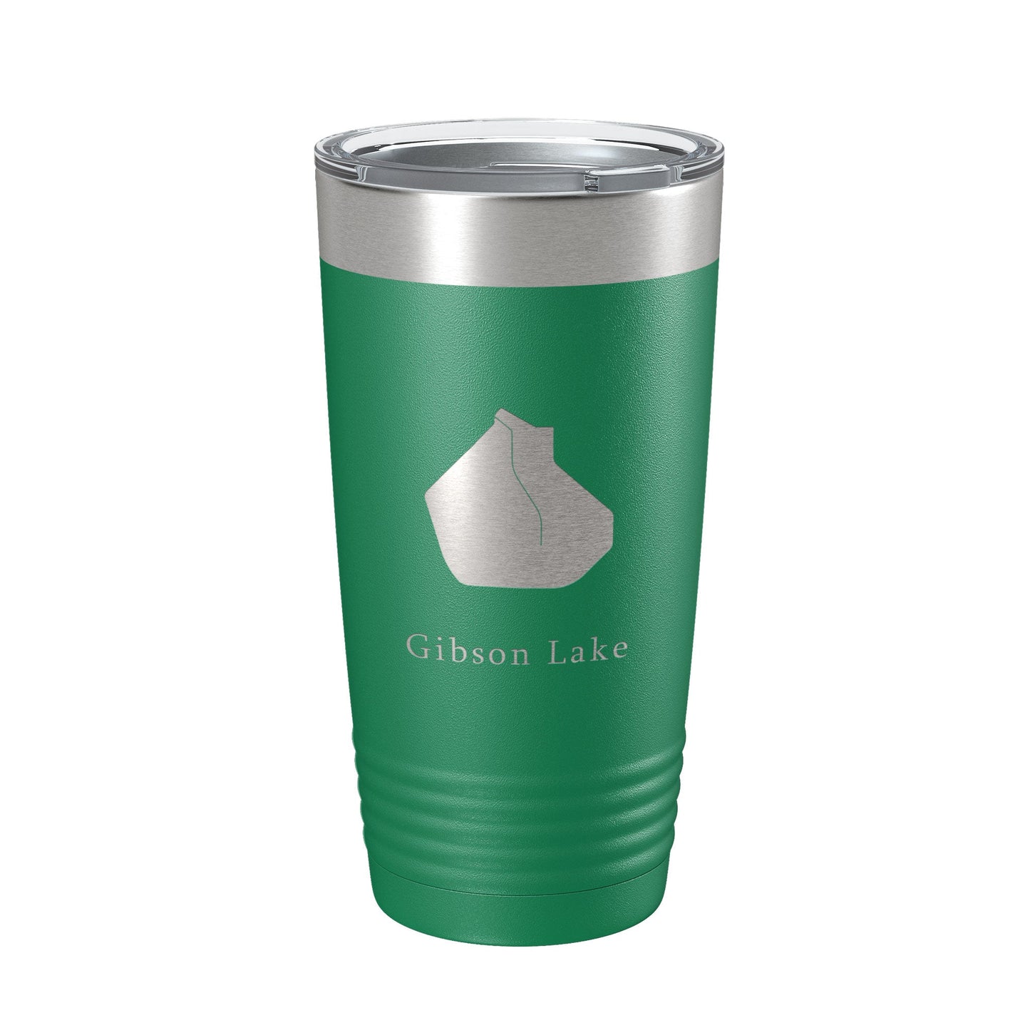 Gibson Lake Map Tumbler Travel Mug Insulated Laser Engraved Coffee Cup Indiana 20 oz-9