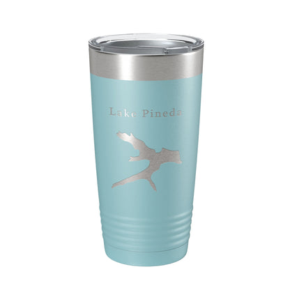 Lake Pineda Map Tumbler Travel Mug Insulated Laser Engraved Coffee Cup Hot Springs Village Arkansas 20 oz-13