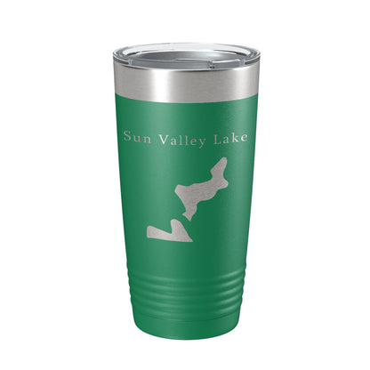 Sun Valley Lake Map Tumbler Travel Mug Insulated Laser Engraved Coffee Cup Colorado 20 oz-9