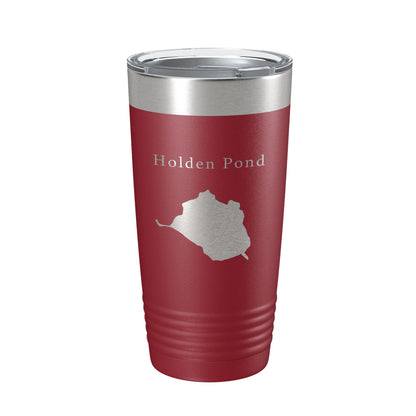 Holden Pond Tumbler Lake Map Travel Mug Insulated Laser Engraved Coffee Cup Florida 20 oz-18