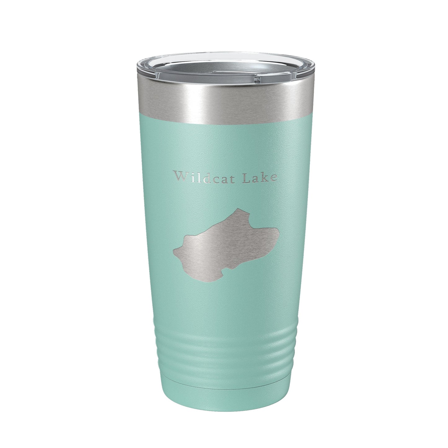 Wildcat Lake Map Tumbler Travel Mug Insulated Laser Engraved Coffee Cup Banner Elk North Carolina 20 oz-12