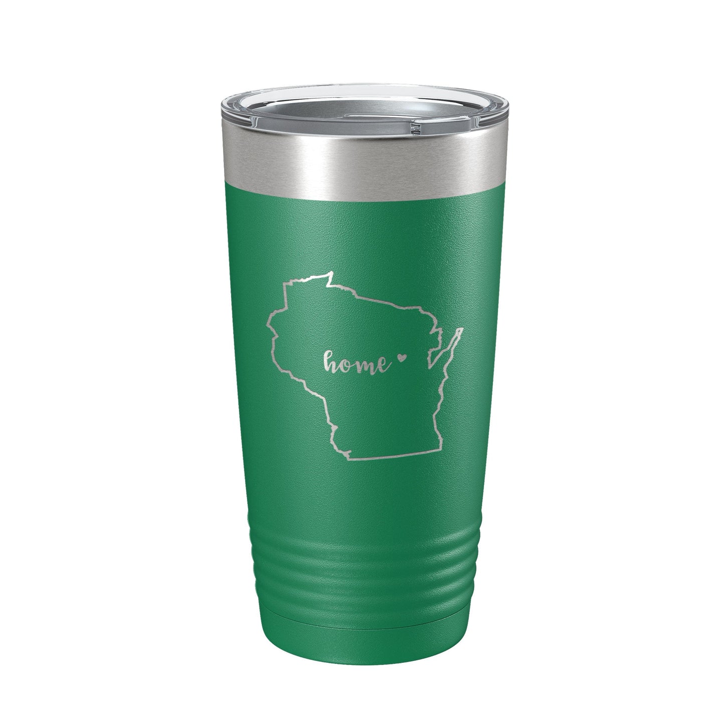 Wisconsin Tumbler Home State Travel Mug Insulated Laser Engraved Map Coffee Cup 20 oz-9