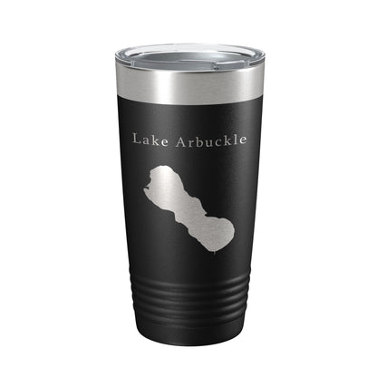 Lake Arbuckle Map Tumbler Travel Mug Insulated Laser Engraved Coffee Cup Florida 20 oz-5