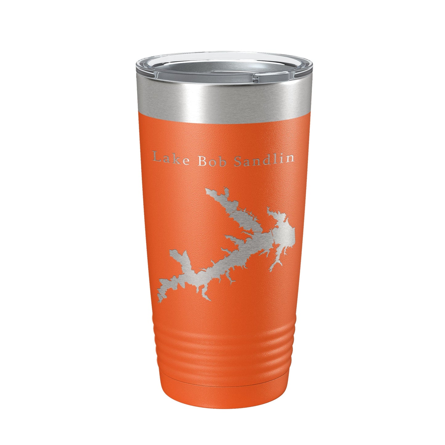 Lake Bob Sandlin Map Tumbler Travel Mug Insulated Laser Engraved Coffee Cup Monticello Reservoir Texas 20 oz-17