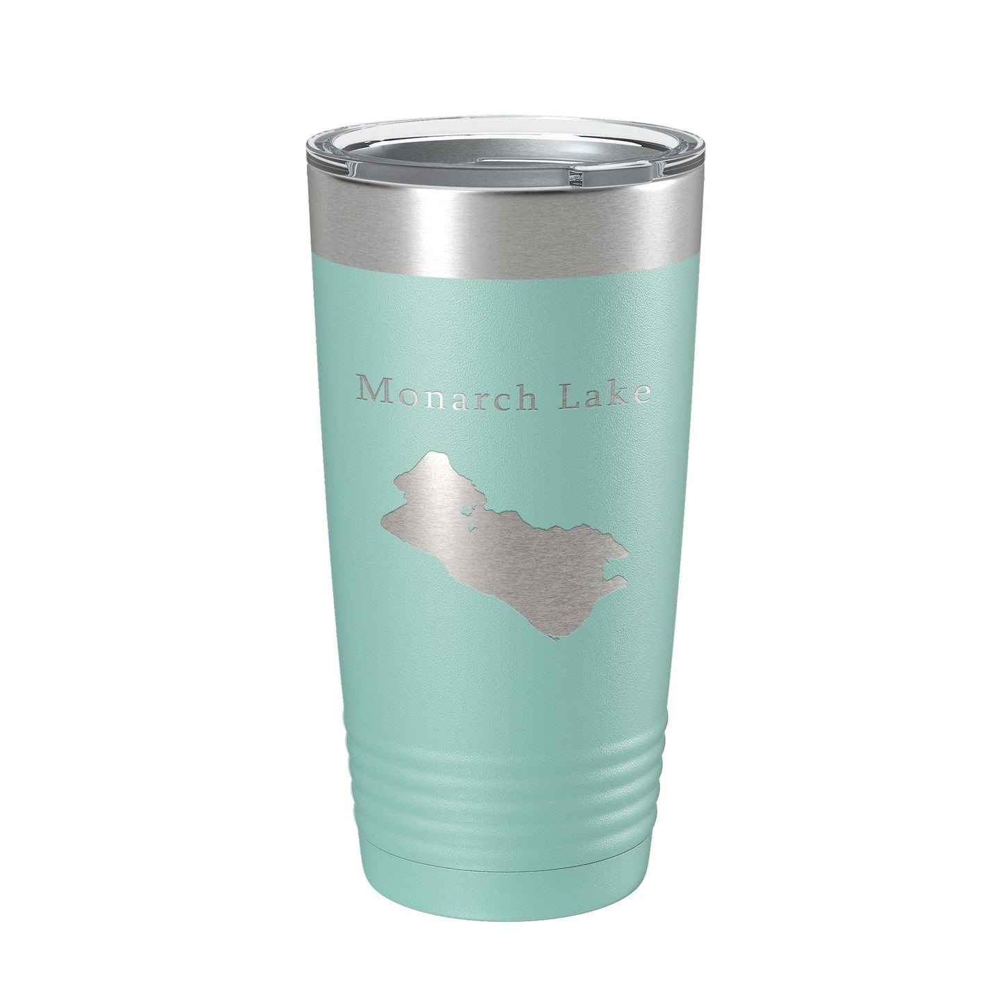 Monarch Lake Map Tumbler Travel Mug Insulated Laser Engraved Coffee Cup Colorado 20 oz-12