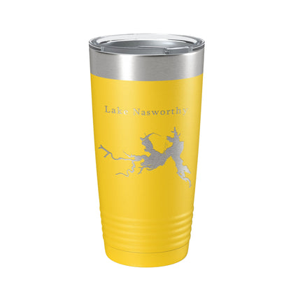 Lake Nasworthy Map Tumbler Travel Mug Insulated Laser Engraved Coffee Cup Texas 20 oz-19