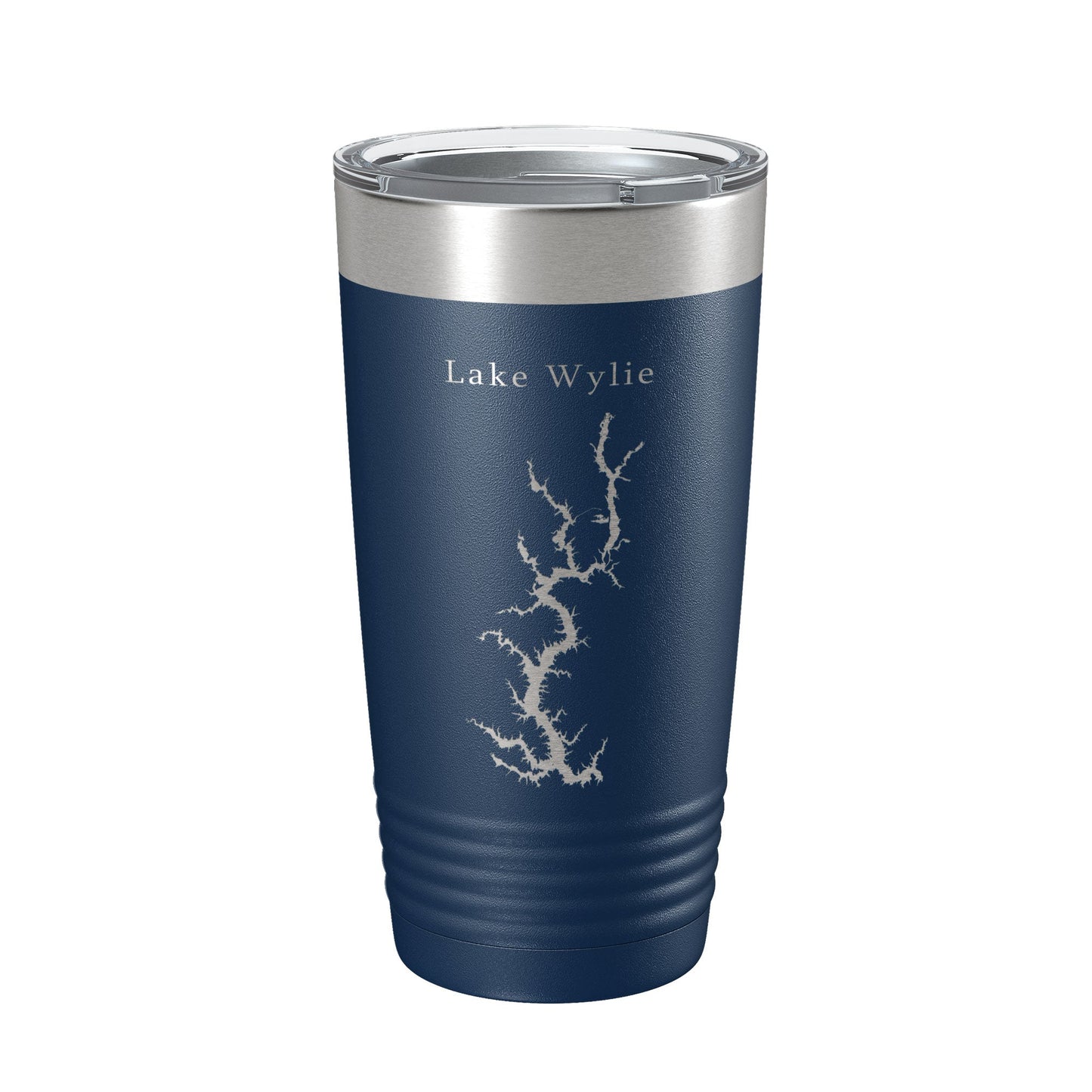 Lake Wylie Map Tumbler Travel Mug Insulated Laser Engraved Coffee Cup Charlotte North South Carolina 20 oz-2