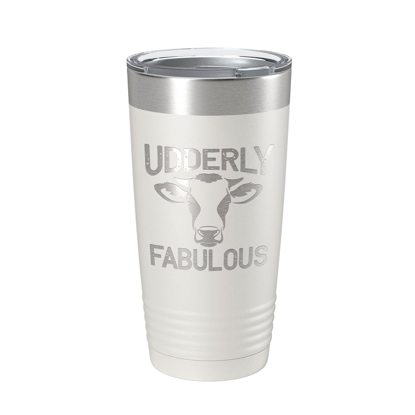 Udderly Fabulous Tumbler Cow Travel Mug Gift Insulated Laser Engraved Coffee Cup Utterly Dairy Farmer 20 oz-7