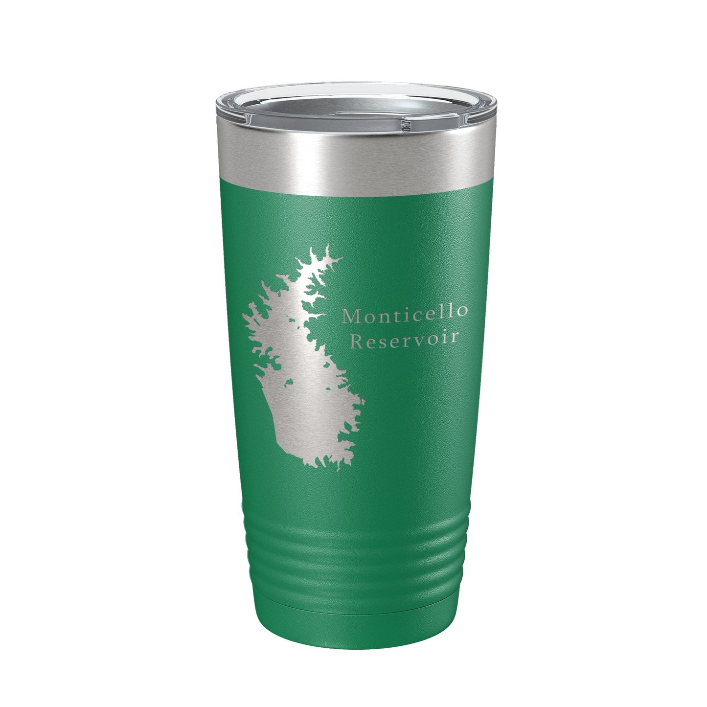 Monticello Reservoir Tumbler Lake Map Travel Mug Insulated Laser Engraved Coffee Cup South Carolina 20 oz-9