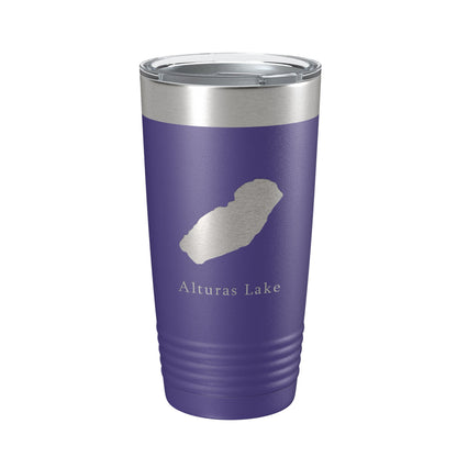 Alturas Lake Map Tumbler Travel Mug Insulated Laser Engraved Coffee Cup Idaho 20 oz-15
