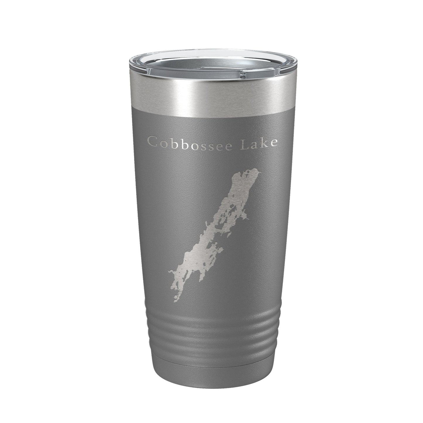 Cobbossee Lake Map Tumbler Travel Mug Insulated Laser Engraved Coffee Cup Maine 20 oz-16