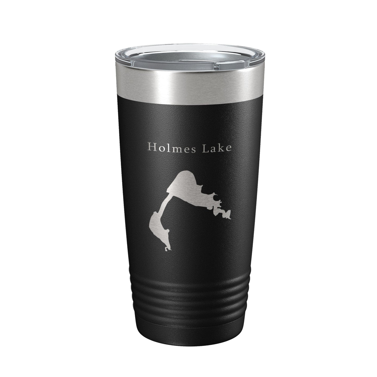 Holmes Lake Map Tumbler Travel Mug Insulated Laser Engraved Coffee Cup Lincoln Nebraska 20 oz-0