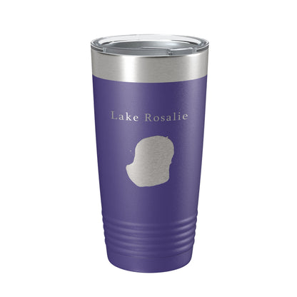 Lake Rosalie Map Tumbler Travel Mug Insulated Laser Engraved Coffee Cup Florida 20 oz-15