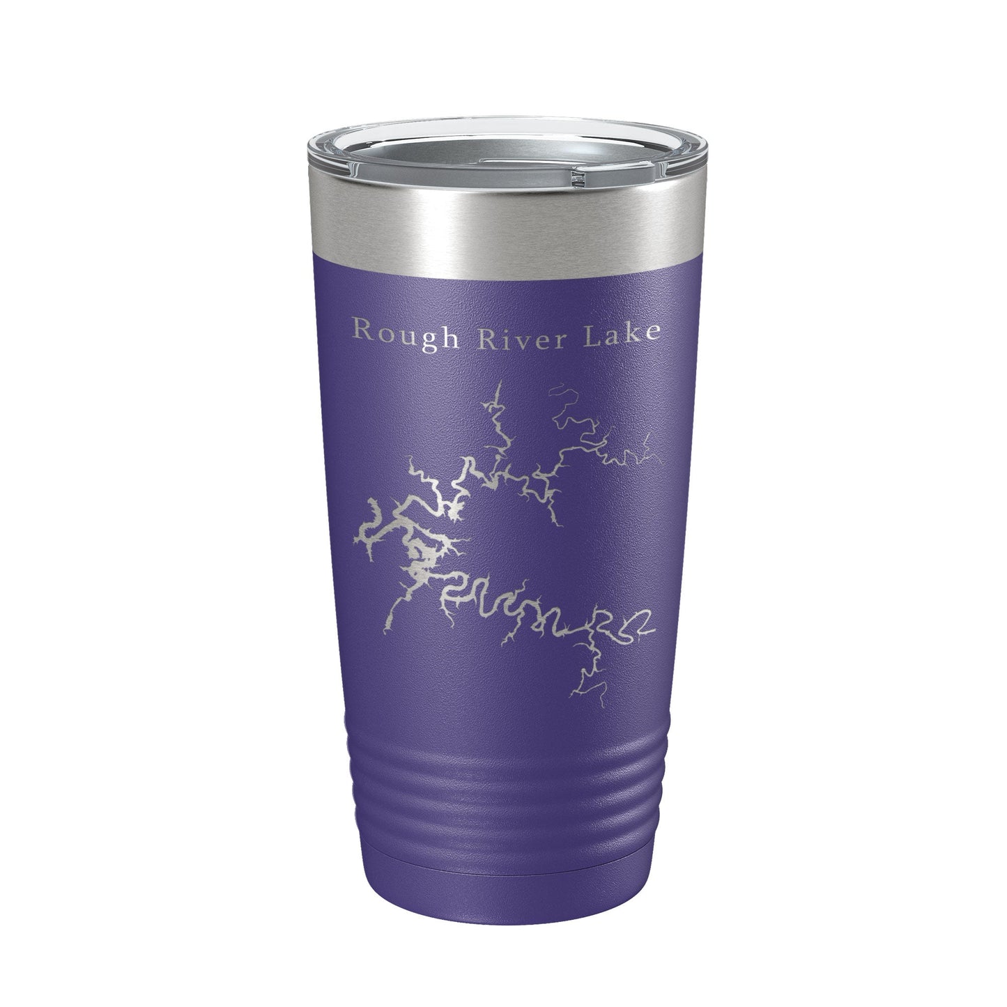 Rough River Lake Map Tumbler Travel Mug Insulated Laser Engraved Coffee Cup Kentucky 20 oz-15
