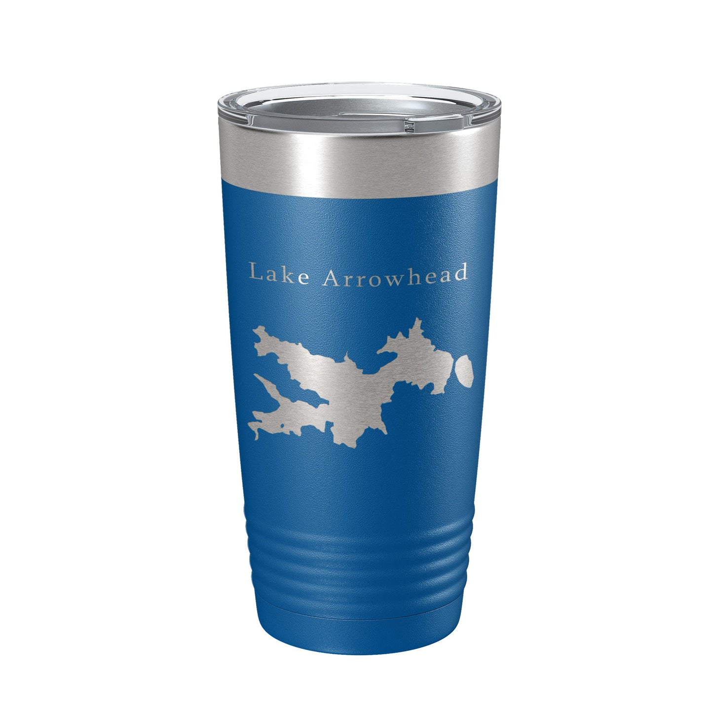 Lake Arrowhead Map Tumbler Travel Mug Insulated Laser Engraved Coffee Cup California 20 oz-6