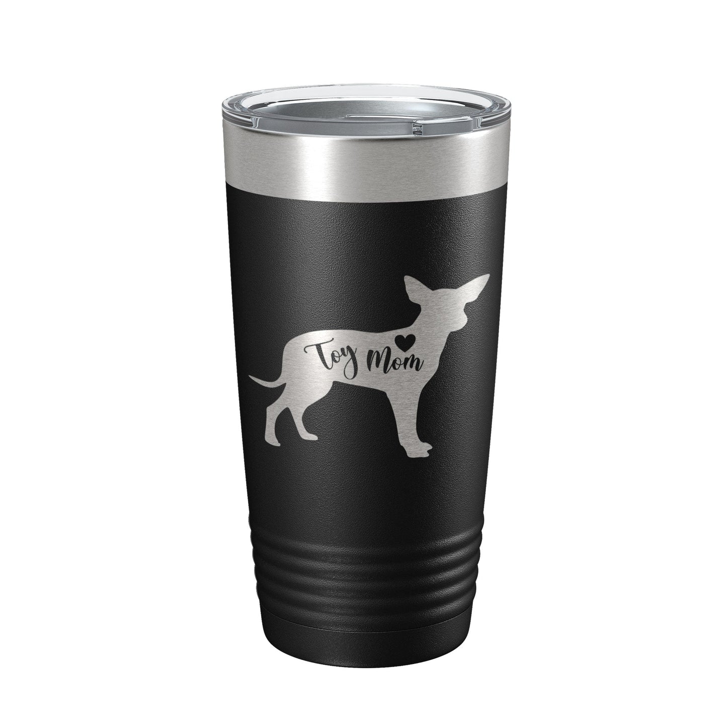 Toy Mom Tumbler Dog Travel Mug Gift Insulated Laser Engraved Coffee Cup 20 oz-5