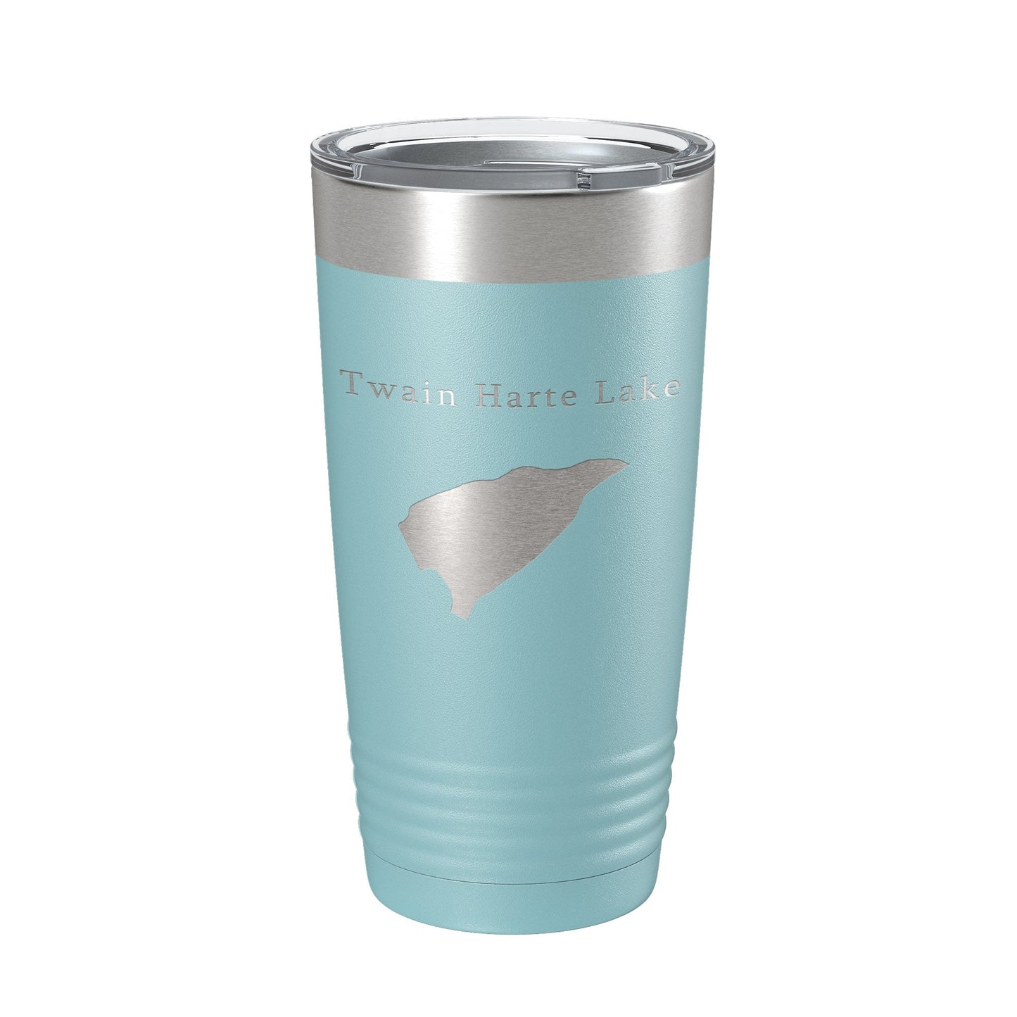 Twain Harte Lake Map Tumbler Travel Mug Insulated Laser Engraved Coffee Cup California 20 oz-13