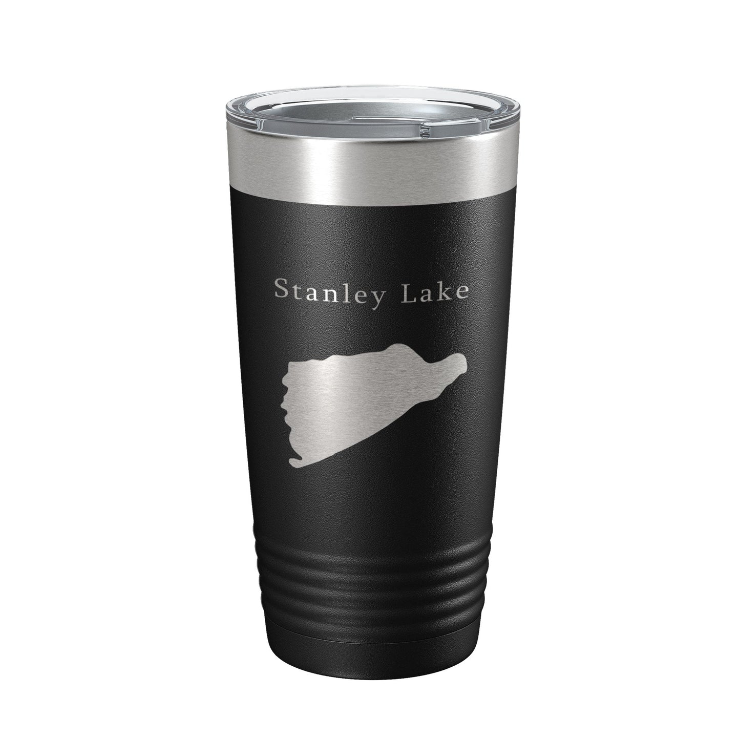 Stanley Lake Map Tumbler Travel Mug Insulated Laser Engraved Coffee Cup Idaho 20 oz-5