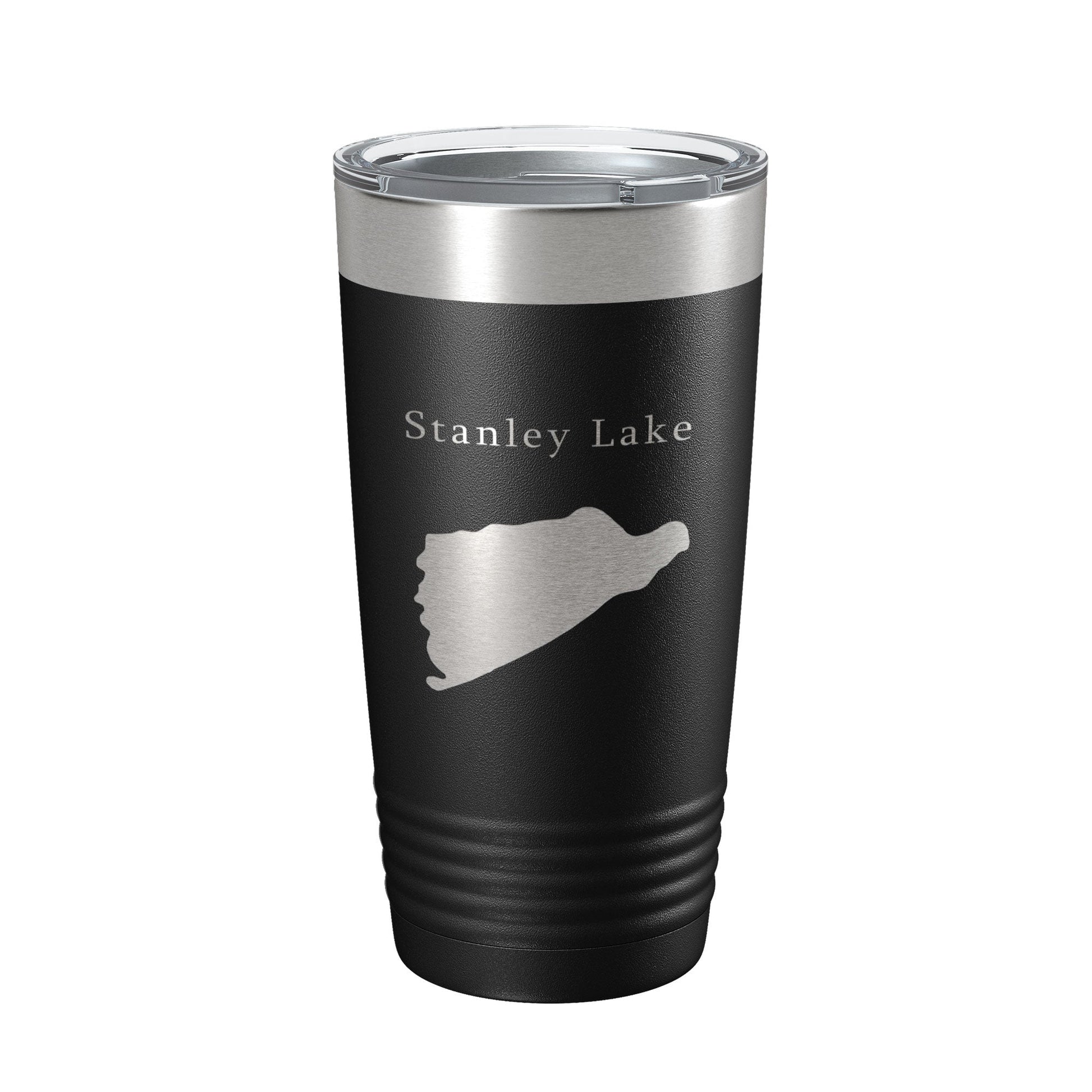 Stanley Lake Map Tumbler Travel Mug Insulated Laser Engraved Coffee Cup Idaho 20 oz-5