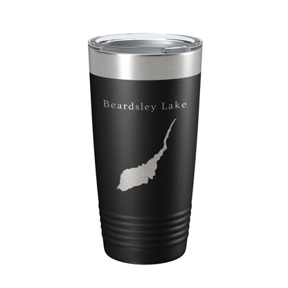 Beardsley Lake Map Tumbler Travel Mug Insulated Laser Engraved Coffee Cup California 20 oz-5