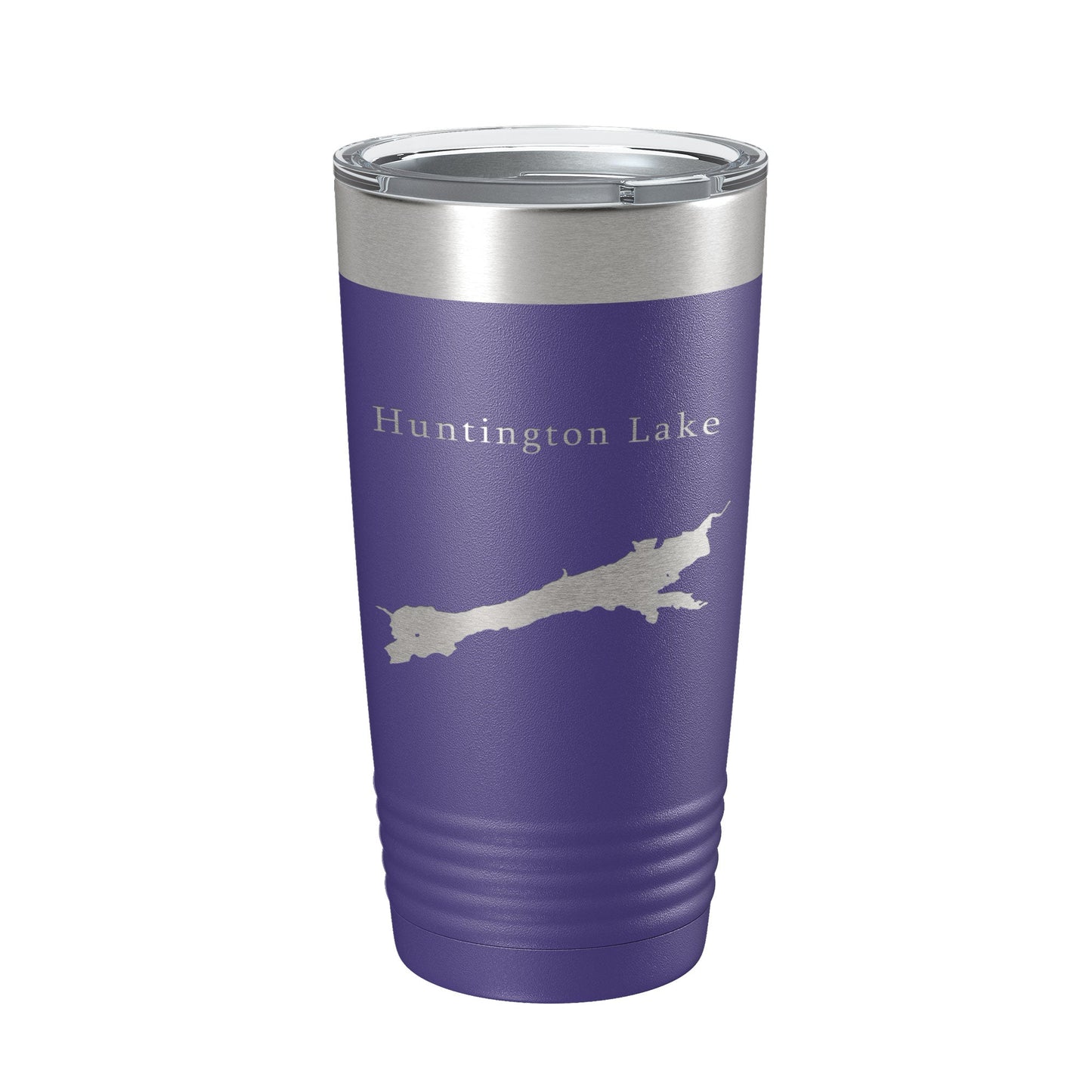 Huntington Lake Map Tumbler Travel Mug Insulated Laser Engraved Coffee Cup California 20 oz-15